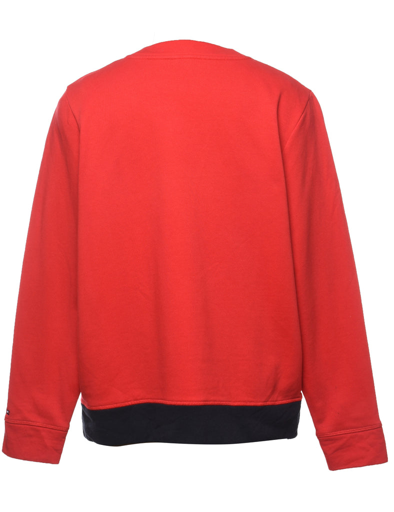 Tommy Hilfiger Navy, Red & White Sweatshirt - S