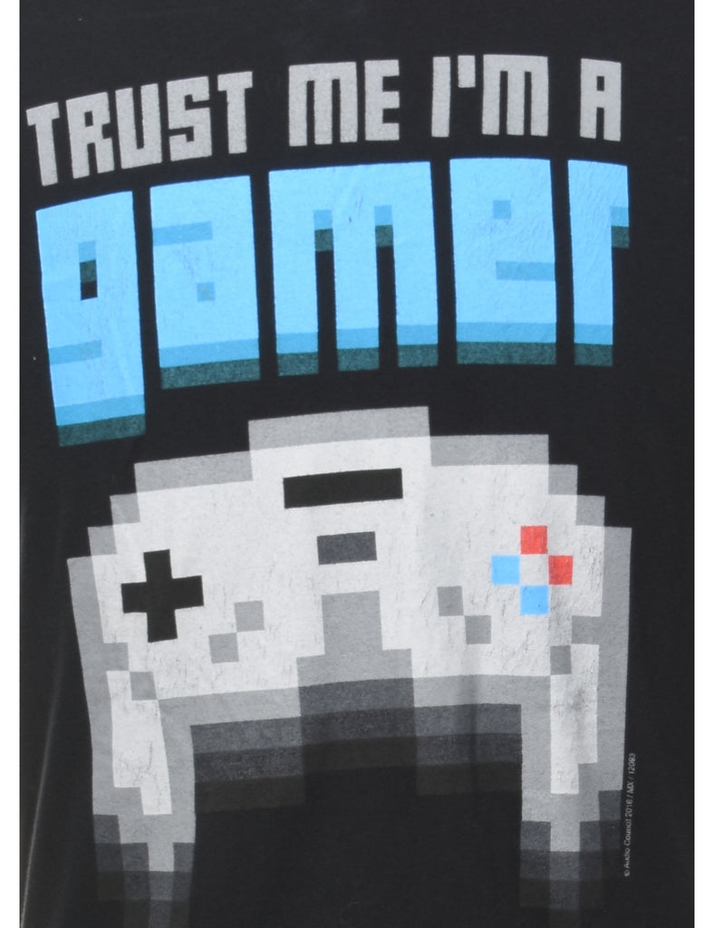 Trust Me I'm A Gamer Printed T-shirt - L