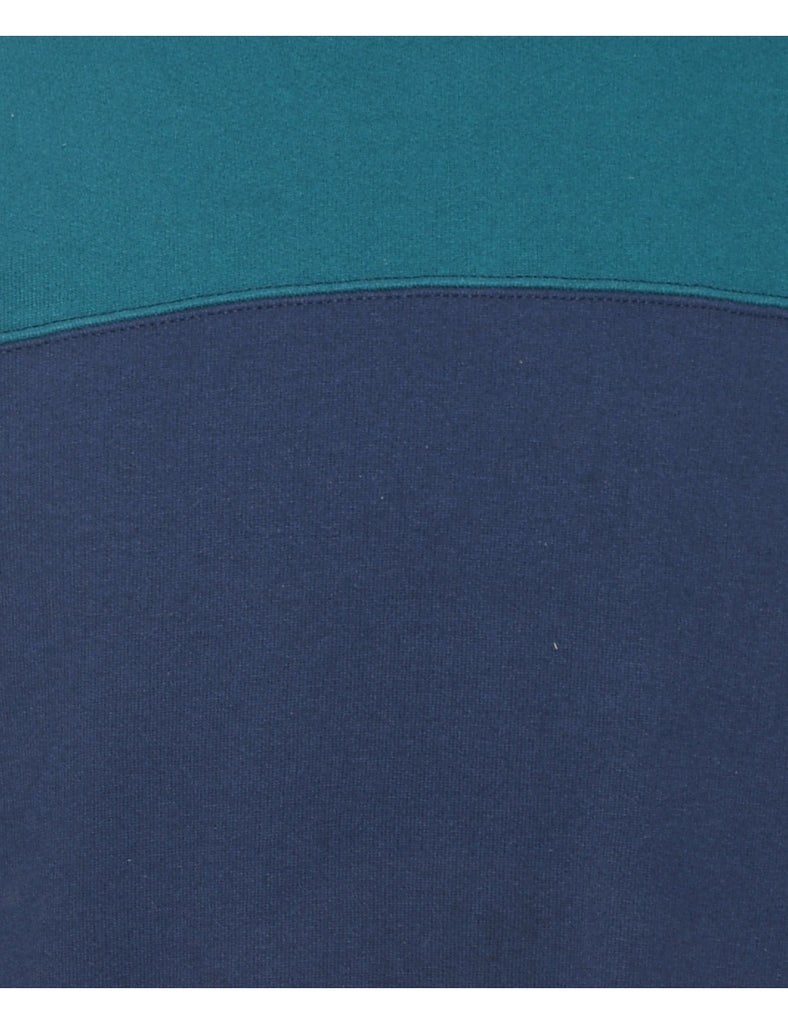 Two Tone Plain Sweatshirt - L