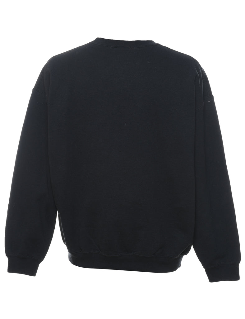 Uni Panthers Black & Purple Printed Sweatshirt - XL