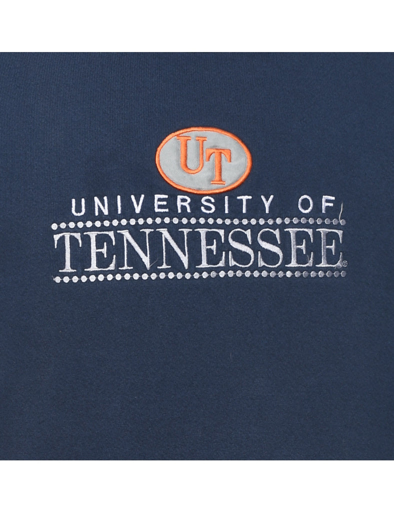 University Of Tennessee Embroidered Navy Sweatshirt - M