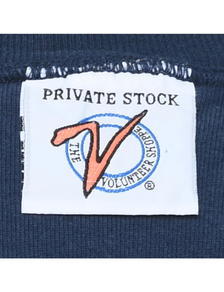 University Of Tennessee Embroidered Navy Sweatshirt - M