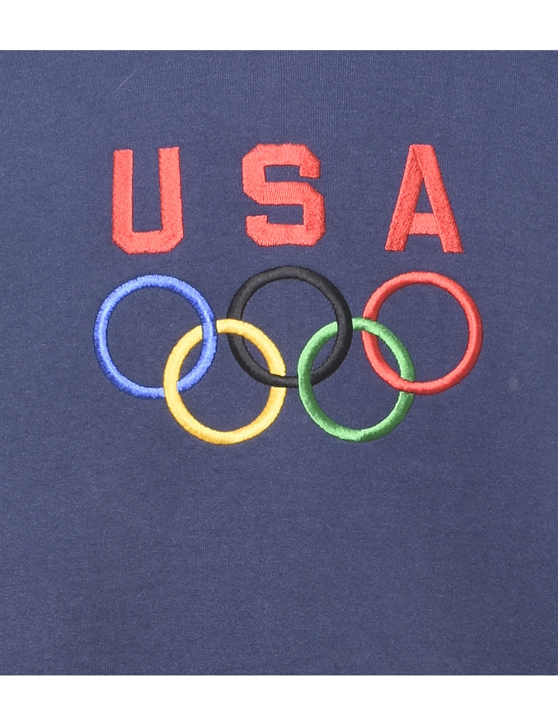 USA Embroidered Sweatshirt - M