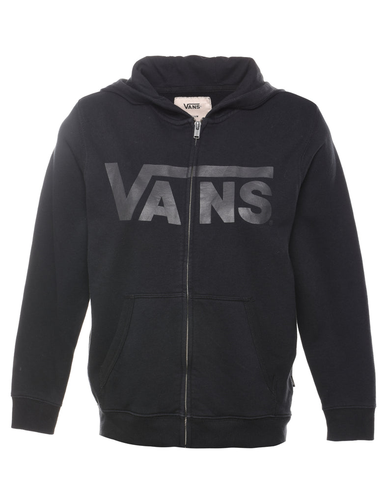Vans Black Classic Zip-Front Hoodie - M