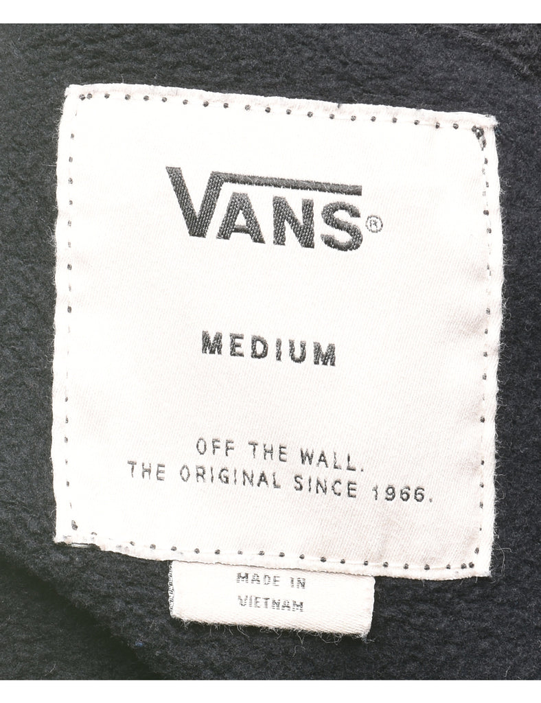 Vans Black Classic Zip-Front Hoodie - M