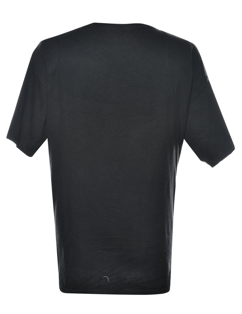 Vans Black Printed T-shirt - XL