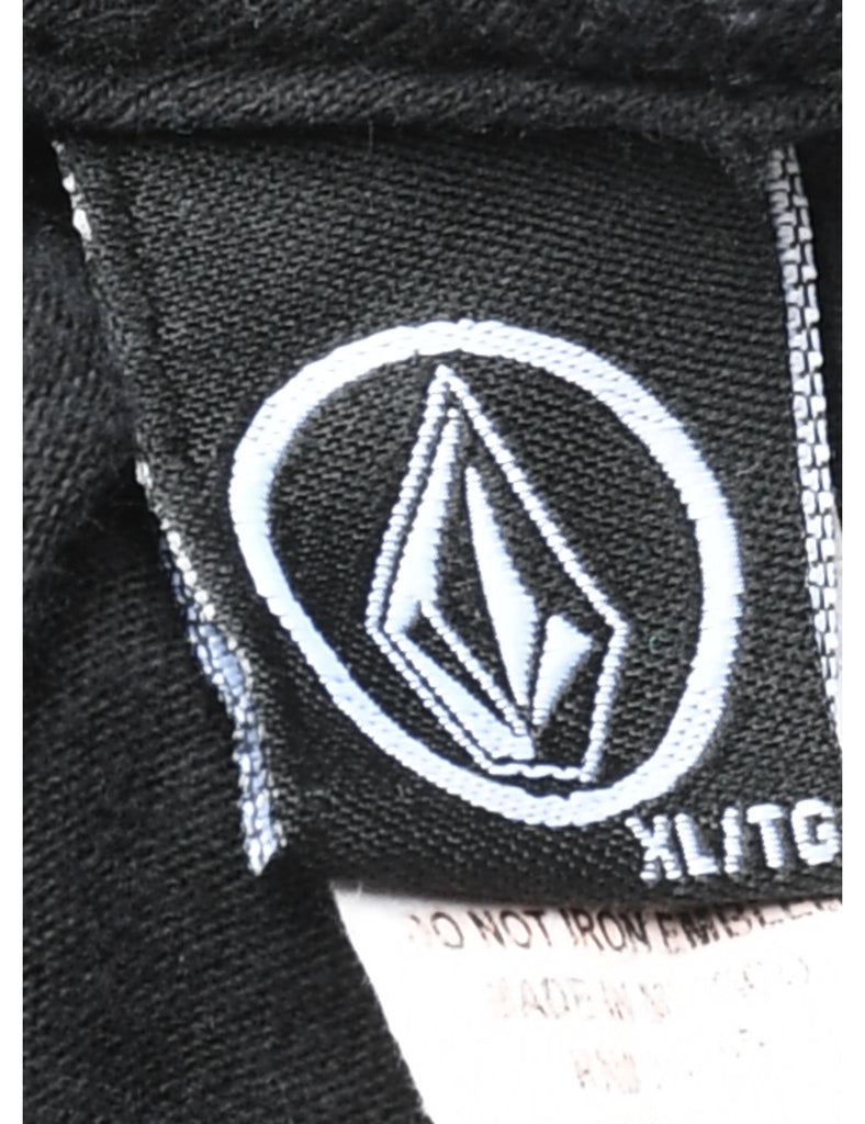 Volcom Printed Black Y2K T-shirt - XL