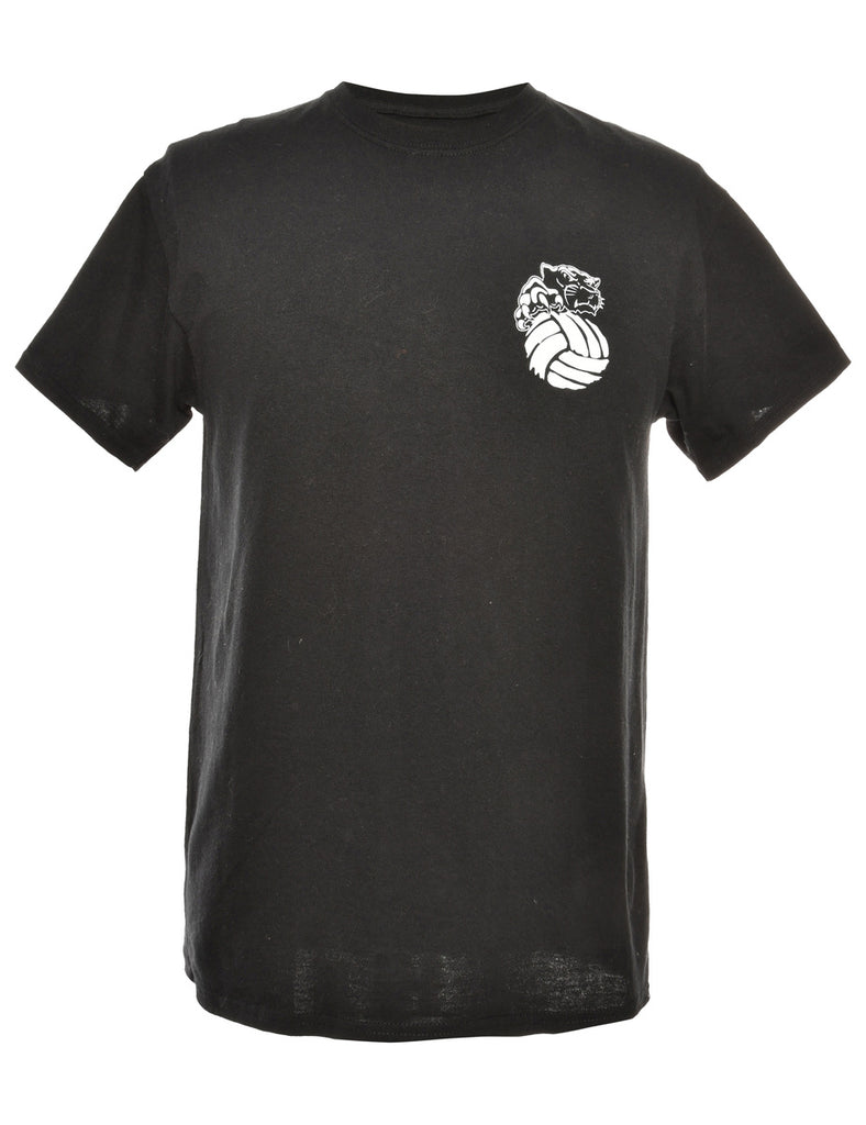 Vollyball Black Gildan Sports T-shirt - M