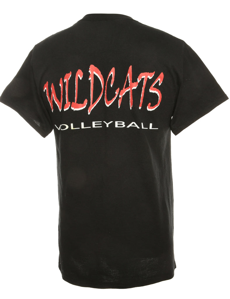 Vollyball Black Gildan Sports T-shirt - M