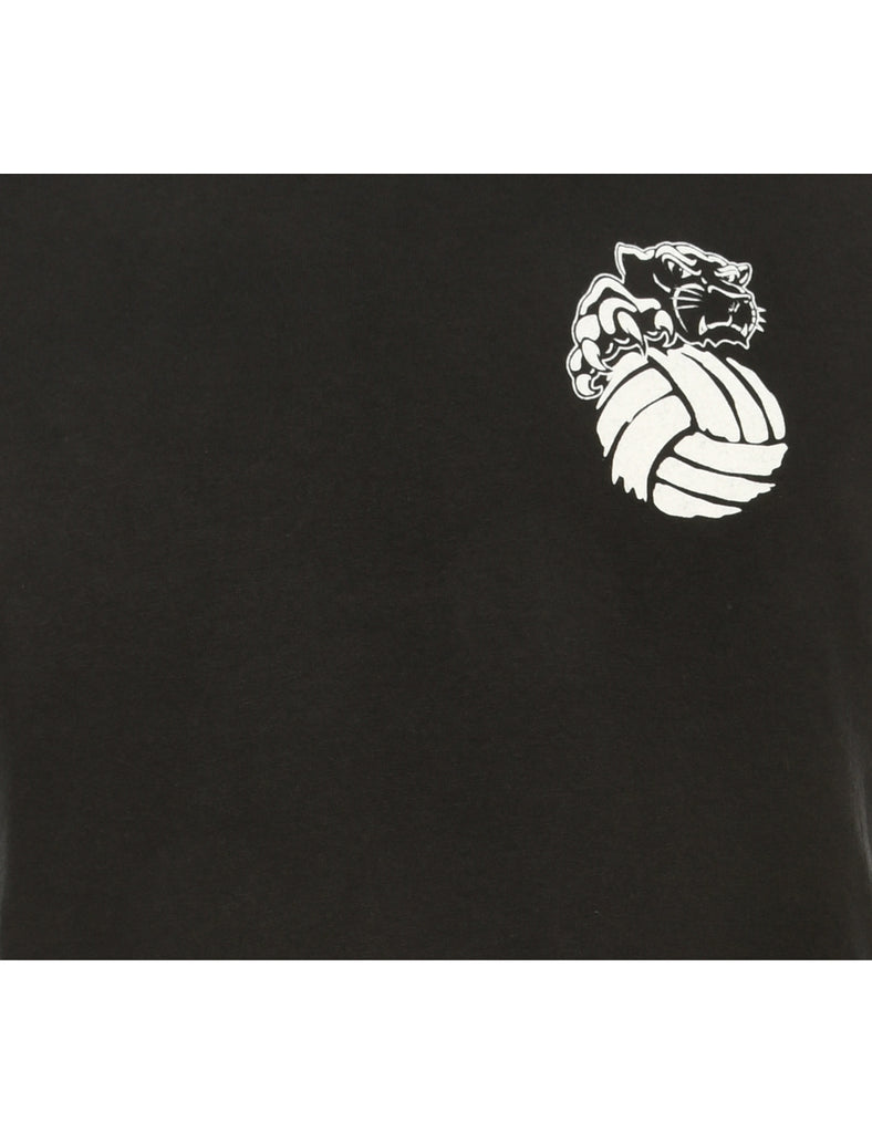 Vollyball Black Gildan Sports T-shirt - M