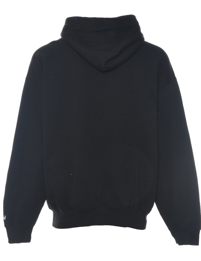 Wakefield Black & White Printed Hoodie  - XL