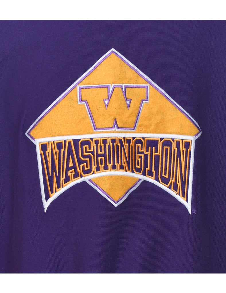 Washington Embroidered Sweatshirt - L