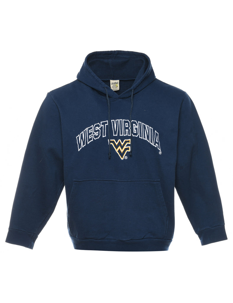 West Virginia Design Navy Hoodie - M
