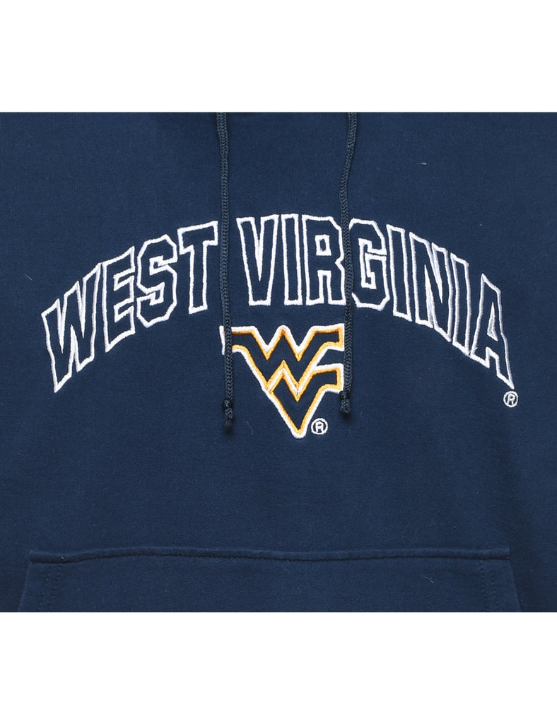 West Virginia Design Navy Hoodie - M