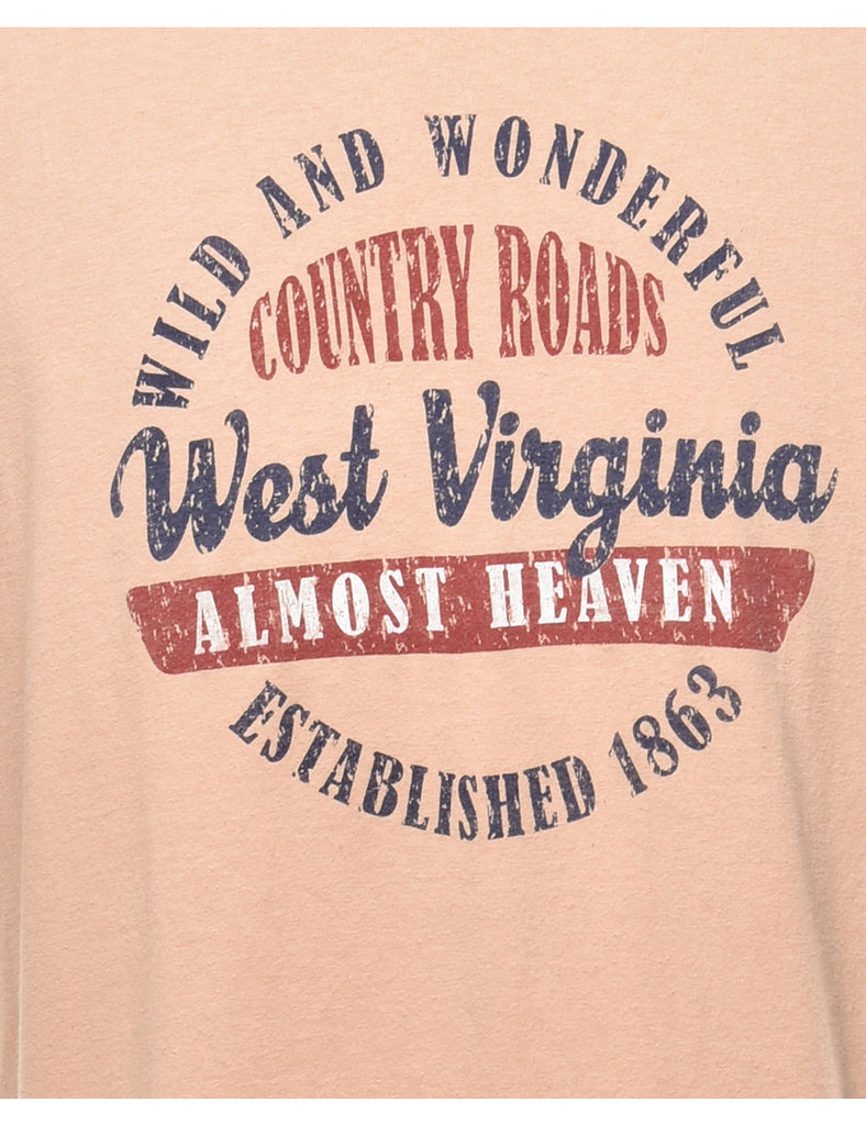 West Virginia Printed T-shirt - XL