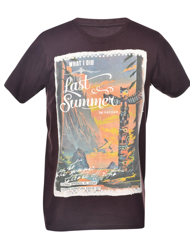 What I Did Last Summer Printed T-shirt - M