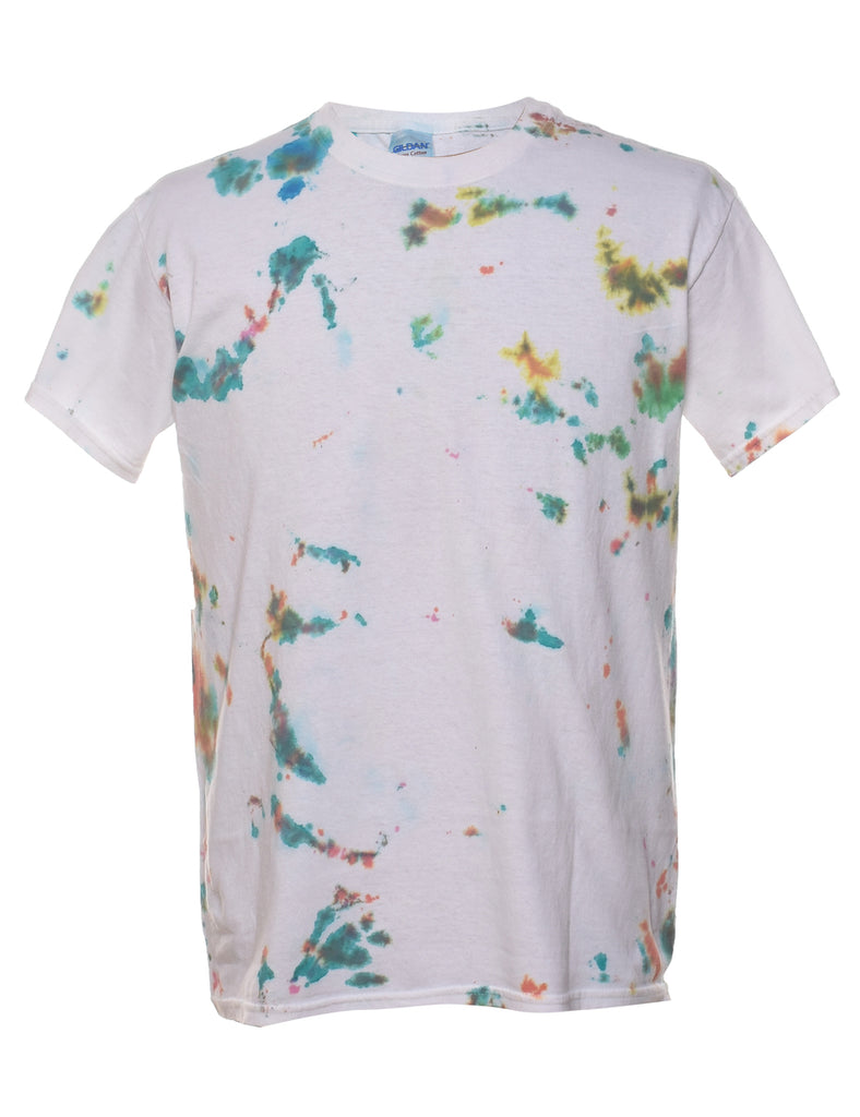 White Tie Dye T-shirt - M