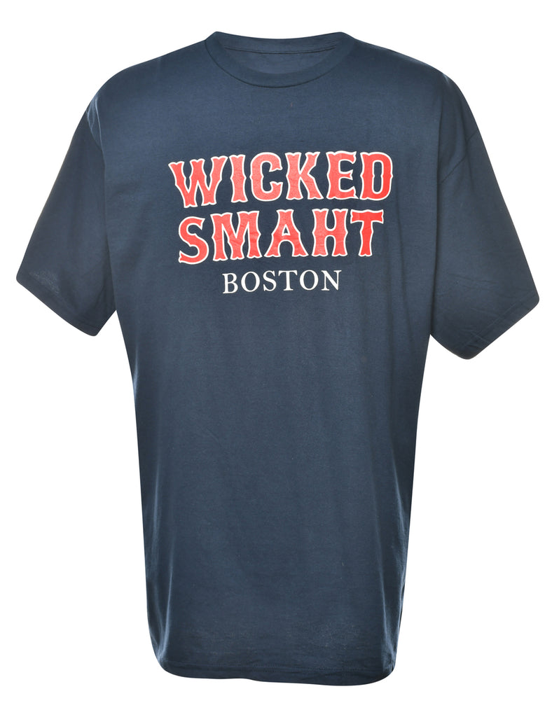 Wicked Smaht Printed T-shirt - XL