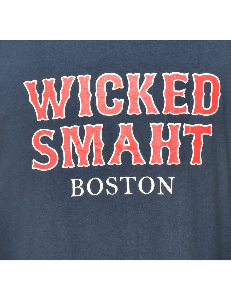 Wicked Smaht Printed T-shirt - XL