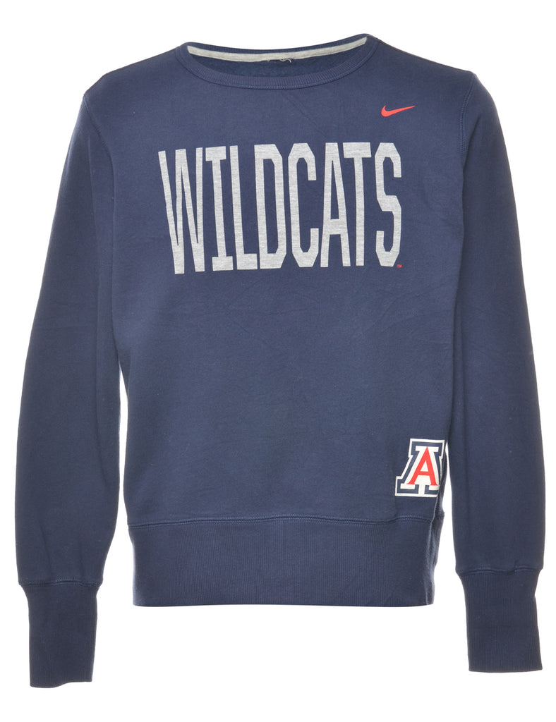 Wildcats Blue Printed Sweatshirt - XL
