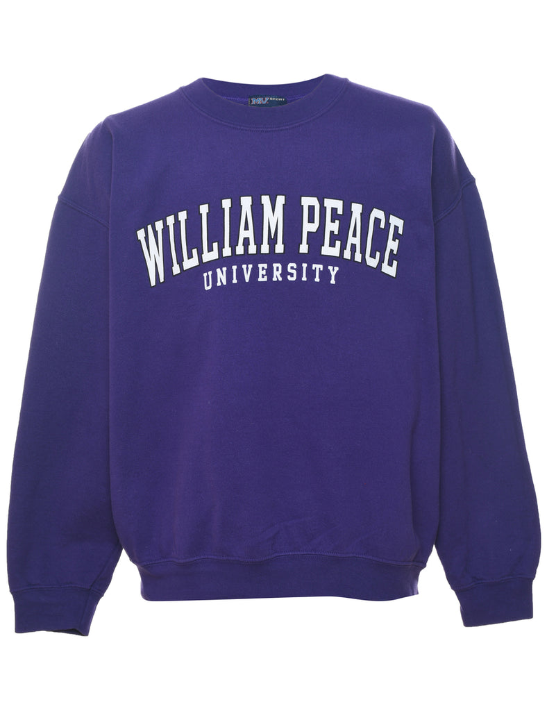 William Peace University Printed Sweatshirt - L
