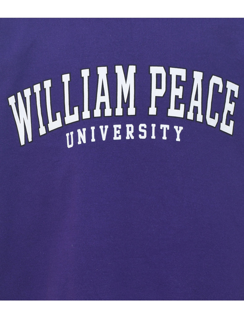 William Peace University Printed Sweatshirt - L