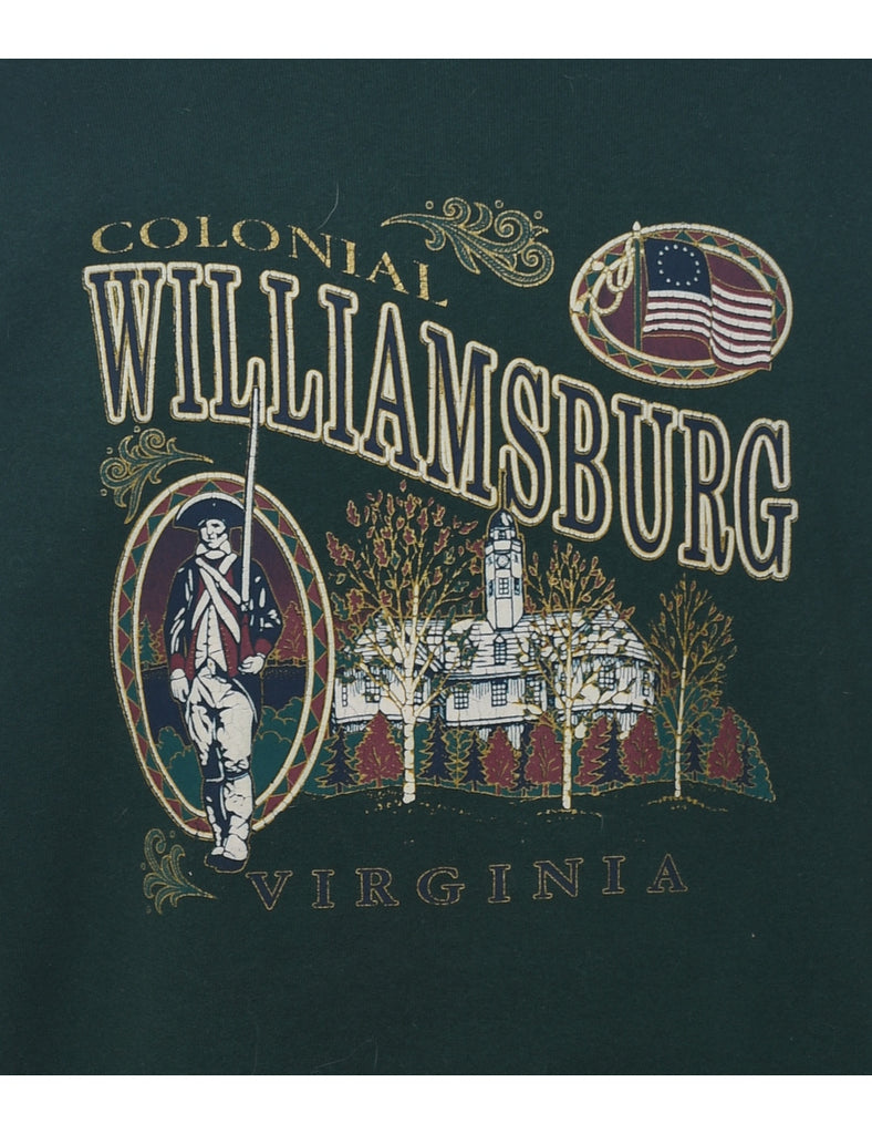 Williamsburg Printed Sweatshirt - L