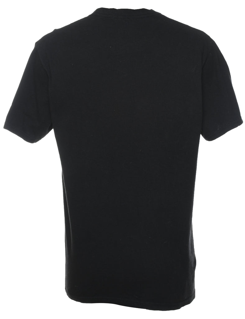 Wrestle Mania Black  Printed T-shirt - M
