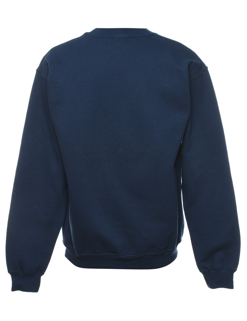 Yale University Printed Navy Sweatshirt - S