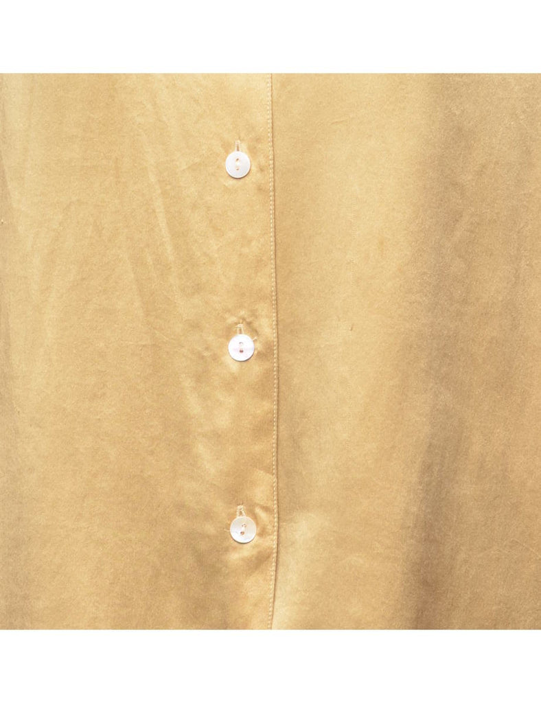 100% Silk Evening Shirt - L