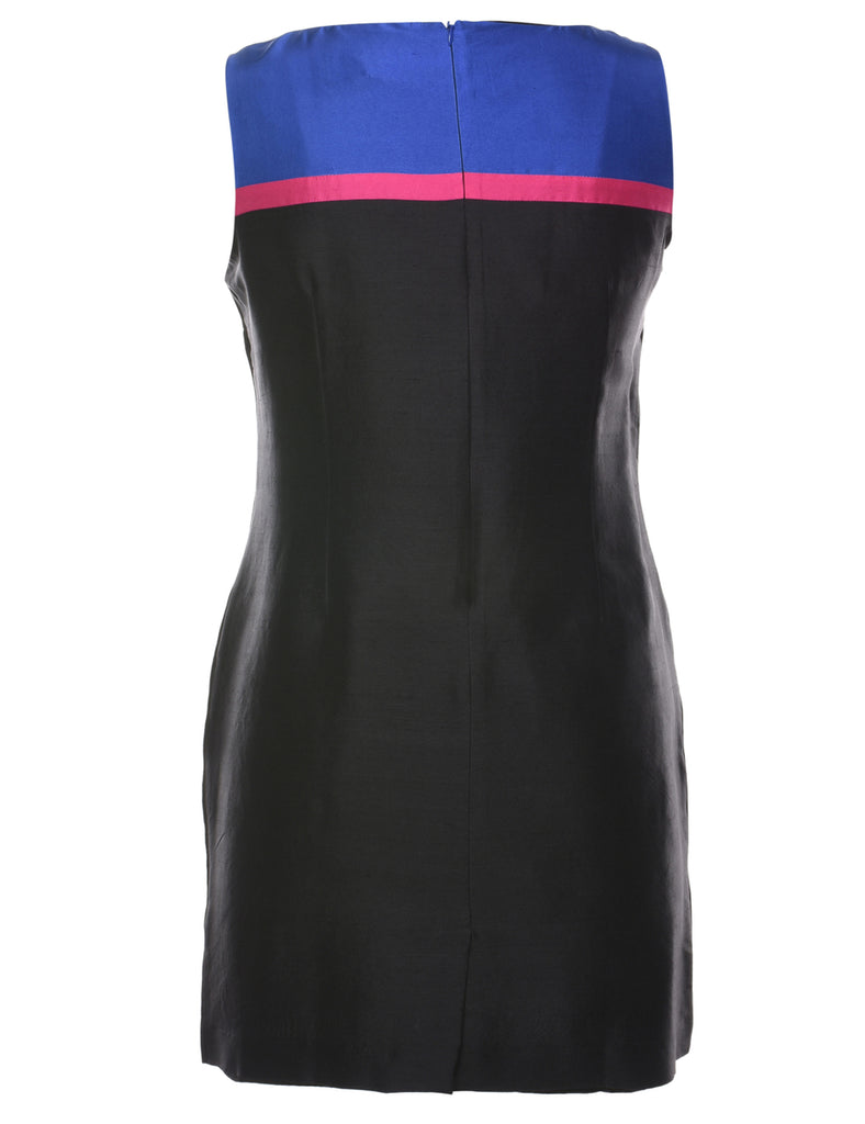 100% Silk Mini Dress - L