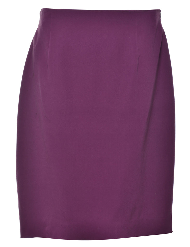 100% Silk Pencil Skirt - M