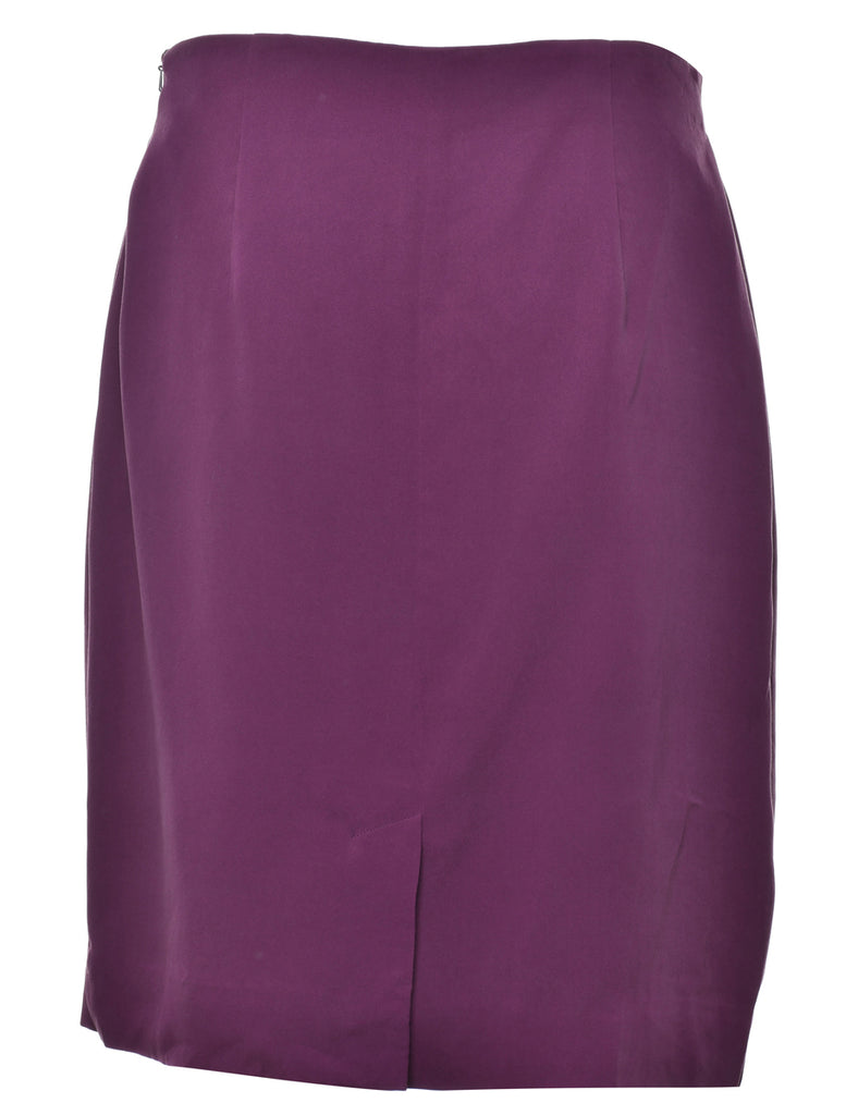 100% Silk Pencil Skirt - M