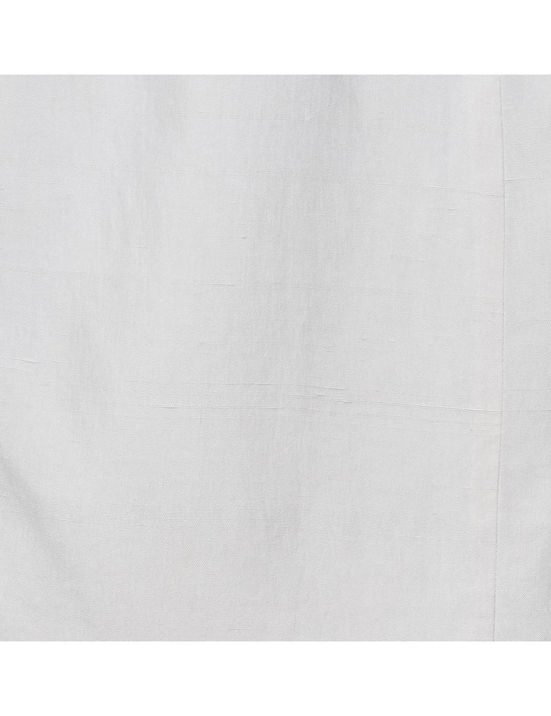 100% Silk Pencil Skirt - M