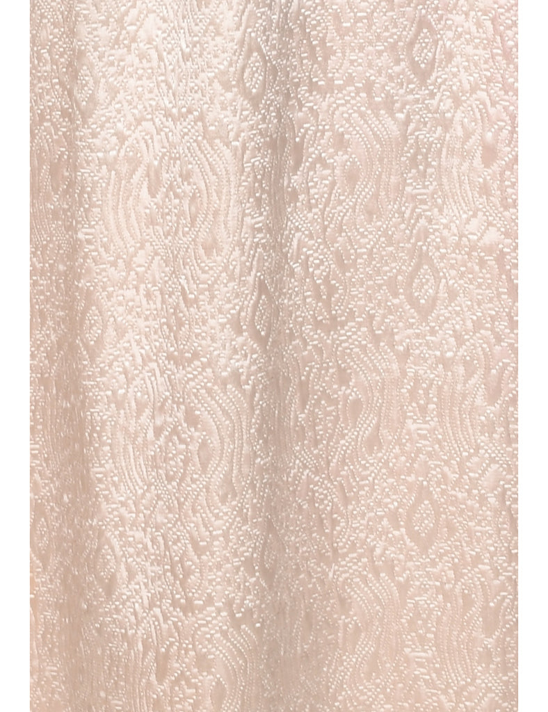 1970s Brocade Maxi Dress - S