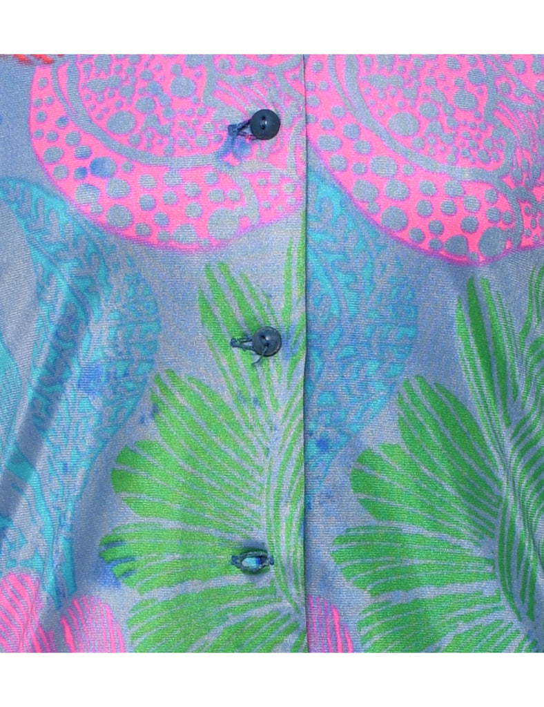 1970s Floral Shirt - S
