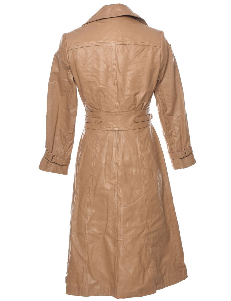 1970s Light Brown Leather Jacket - S