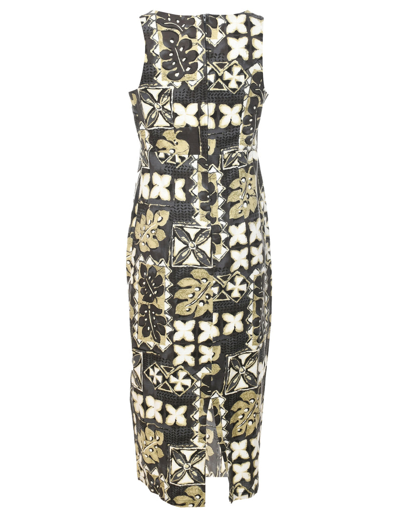 1970s Multi-colour Dress - M