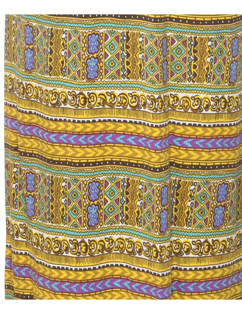 1970s Multi-colour Dress - M