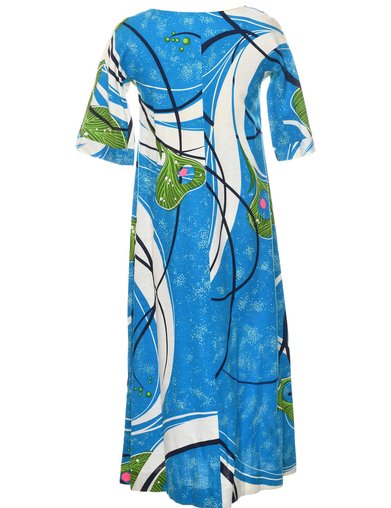 1970s Multi-colour Shift Dress - S