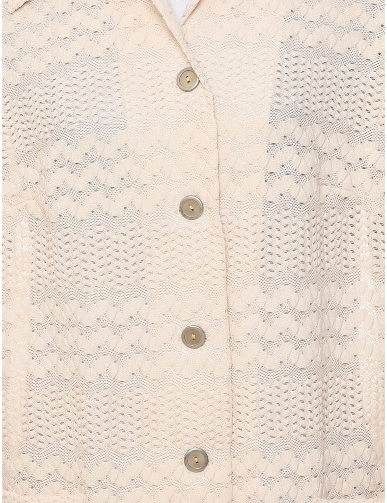 1970s Pale Yellow Jacket - L