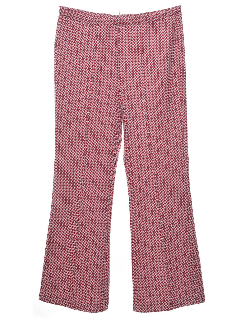 1970s Patterned Trousers - W32 L29