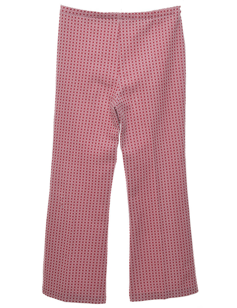 1970s Patterned Trousers - W32 L29