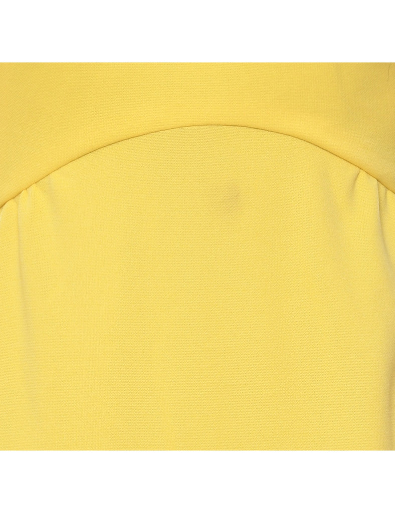 1970s Yellow Maxi Dress - S