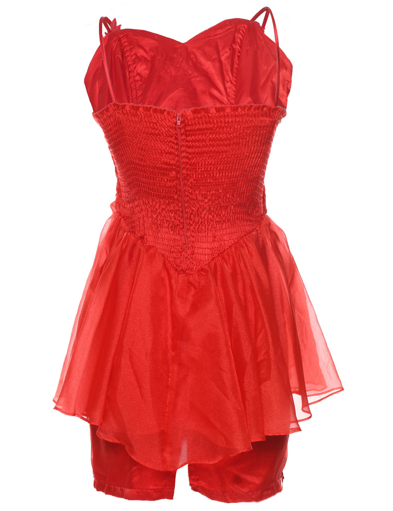 1980s Beaded Evening Dress - XS