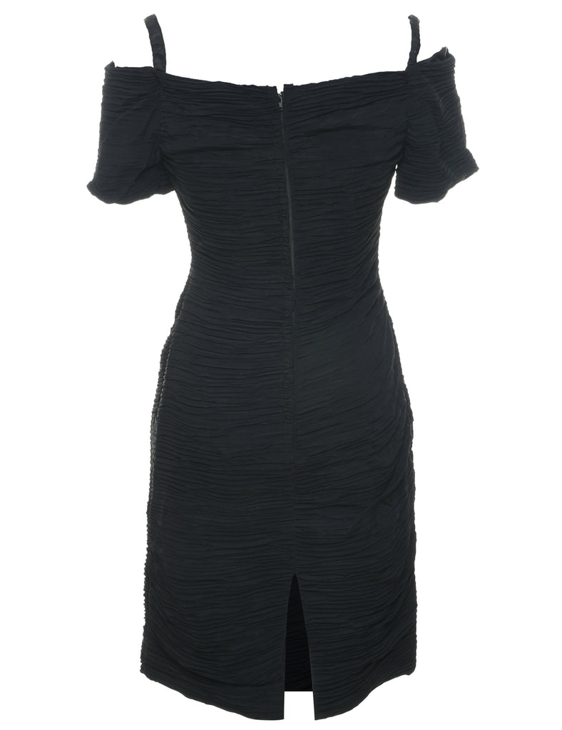1980s Black Evening Dress - S