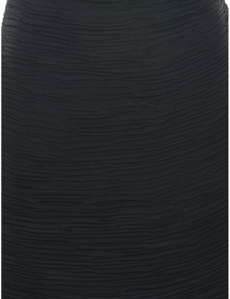 1980s Black Evening Dress - S