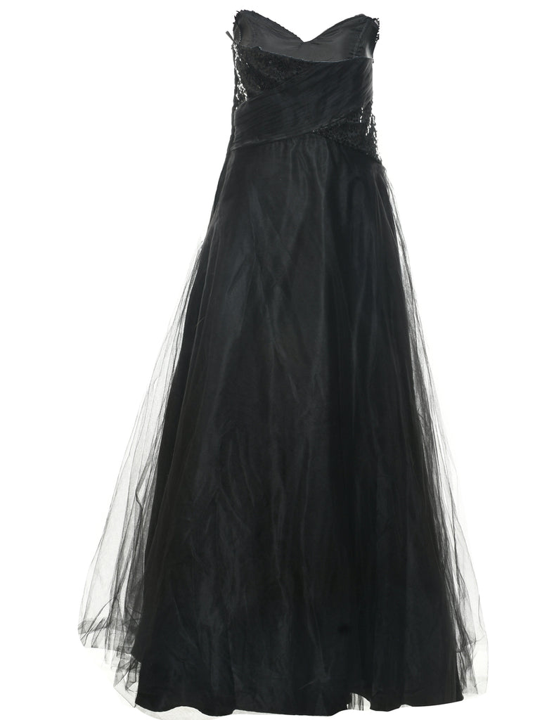 1980s Embellished  Evening Dress - S