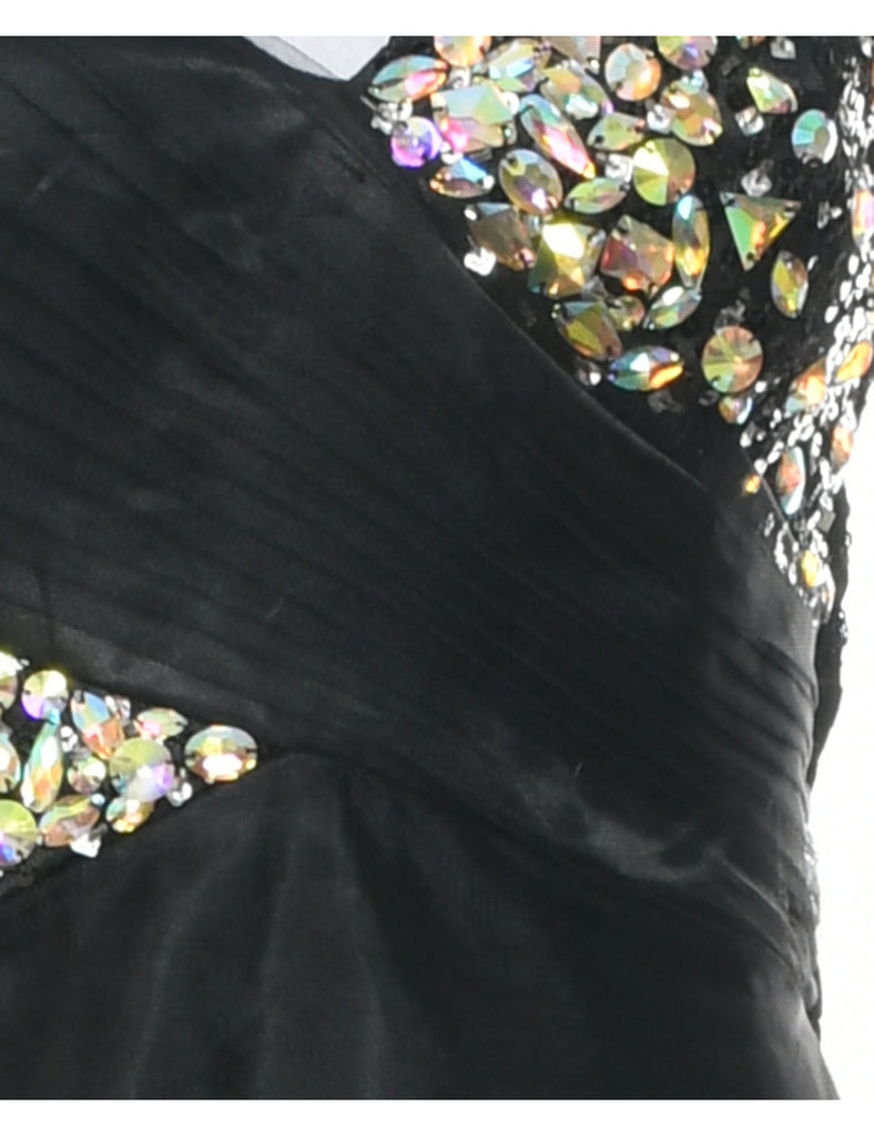 1980s Embellished  Evening Dress - S