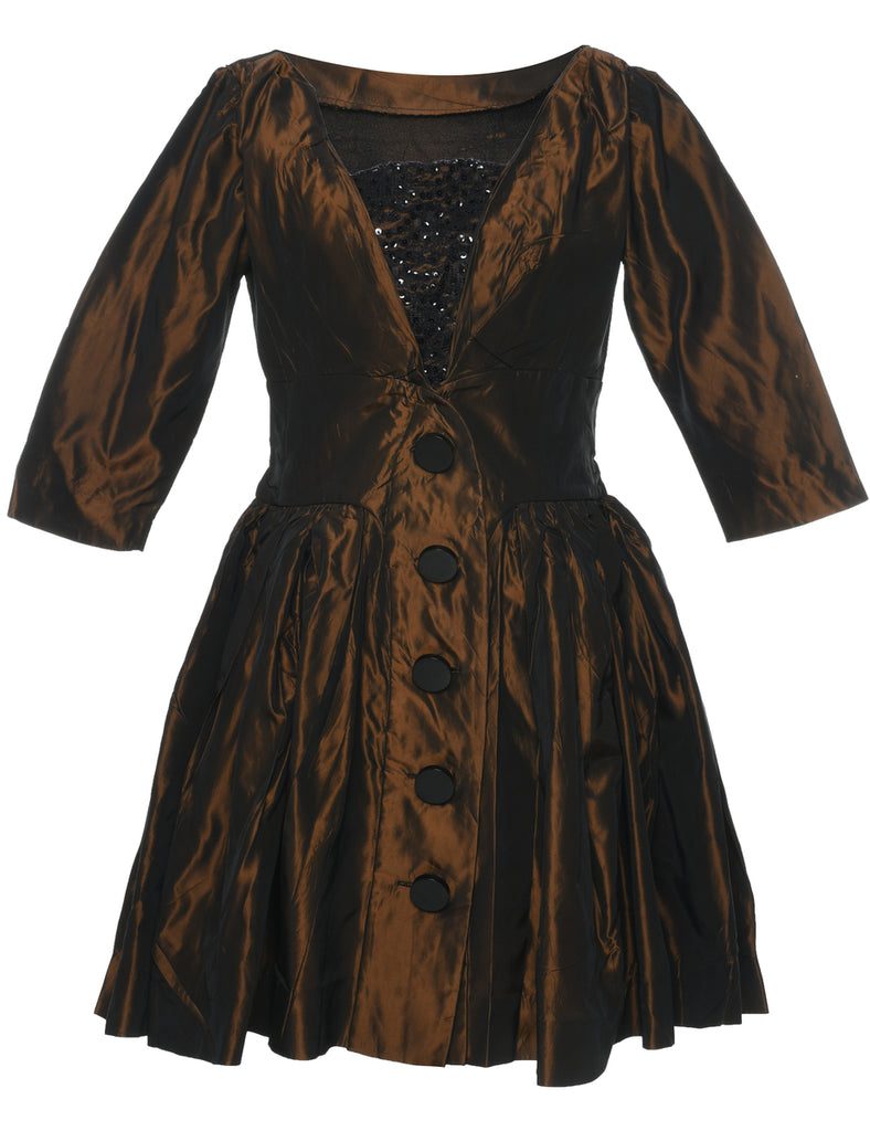 1980s Evening Dress - M